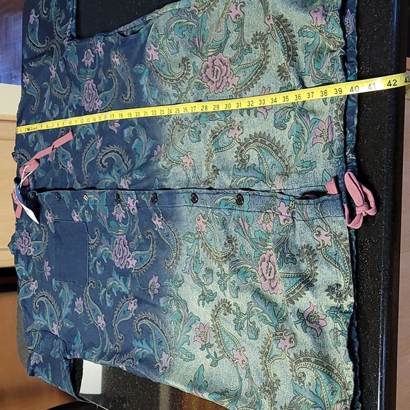 Ombre & Paisley Loose Denim Hoodie - Picture 13 of 14